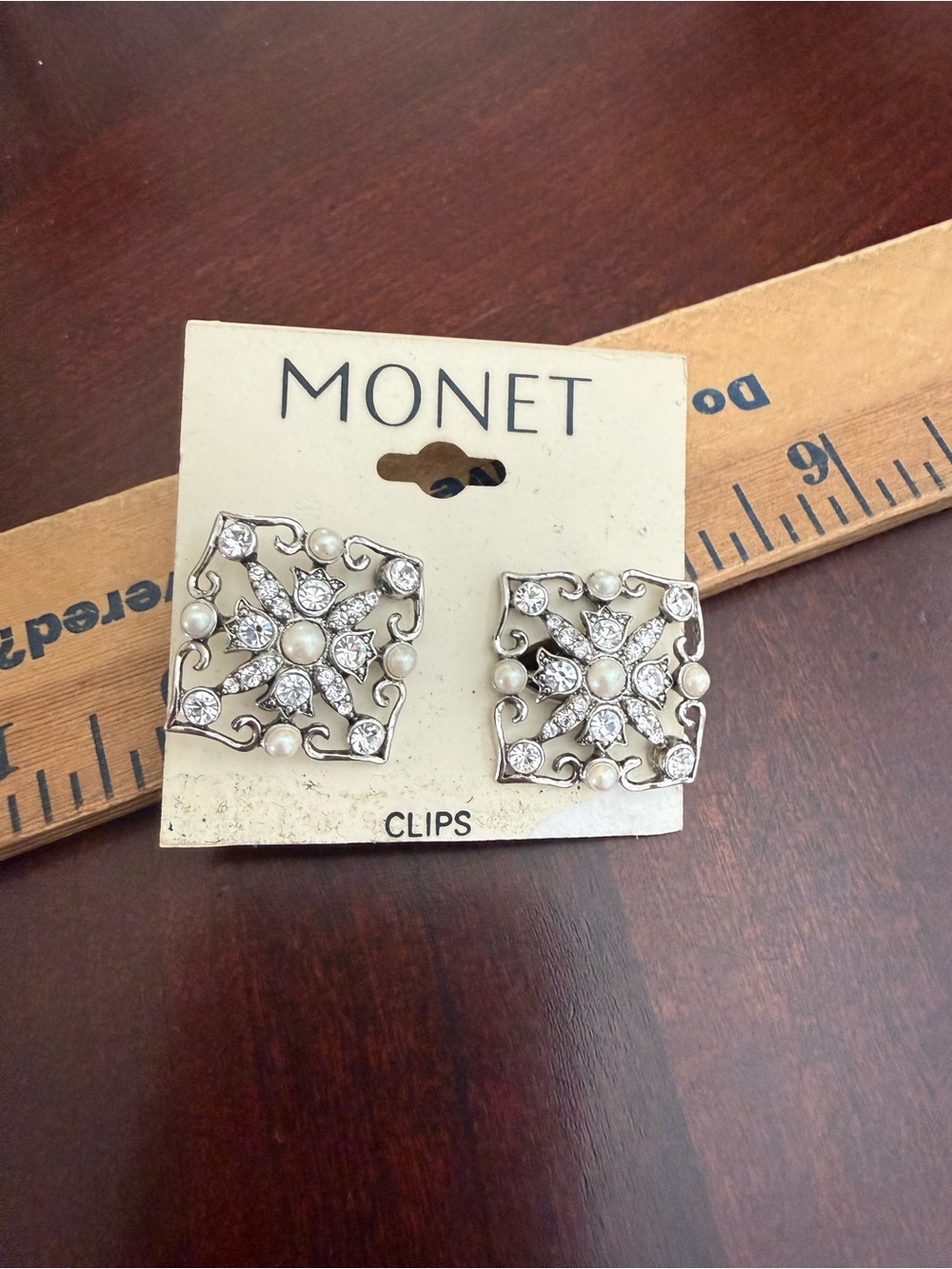 Vintage Monet ClipOn Earrings